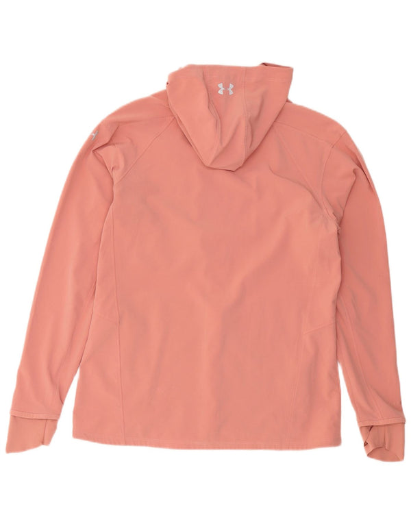 Under Armour Veste de survêtement à capuche pour femme UK 14 Rose moyen Polyester