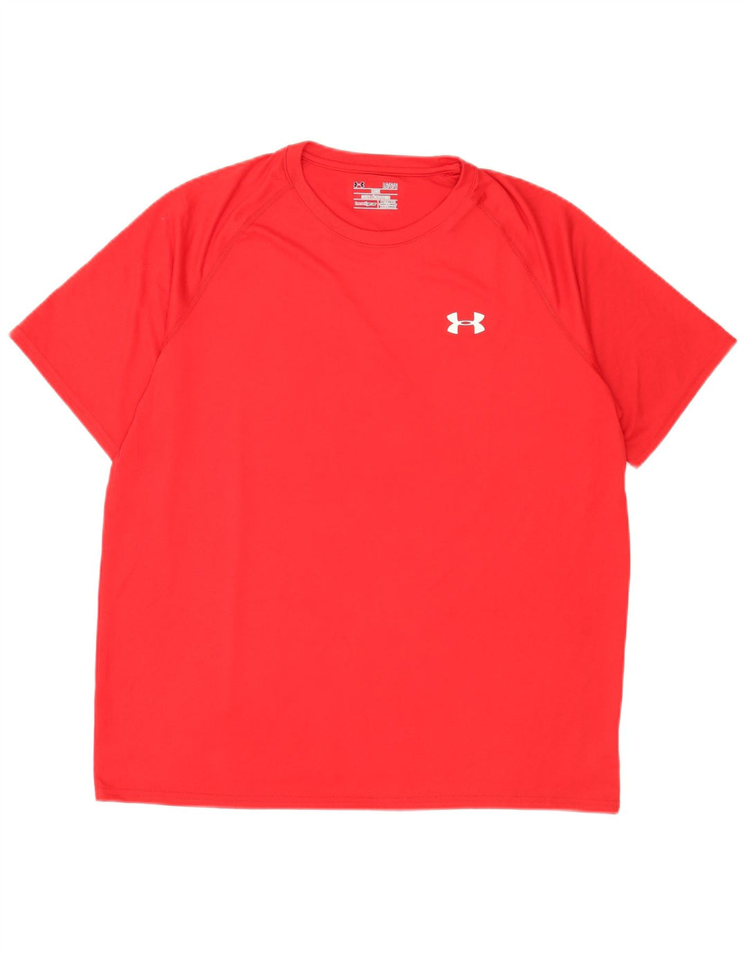 Under Armour Heat Gear T-Shirt Haut Homme Rouge Polyester