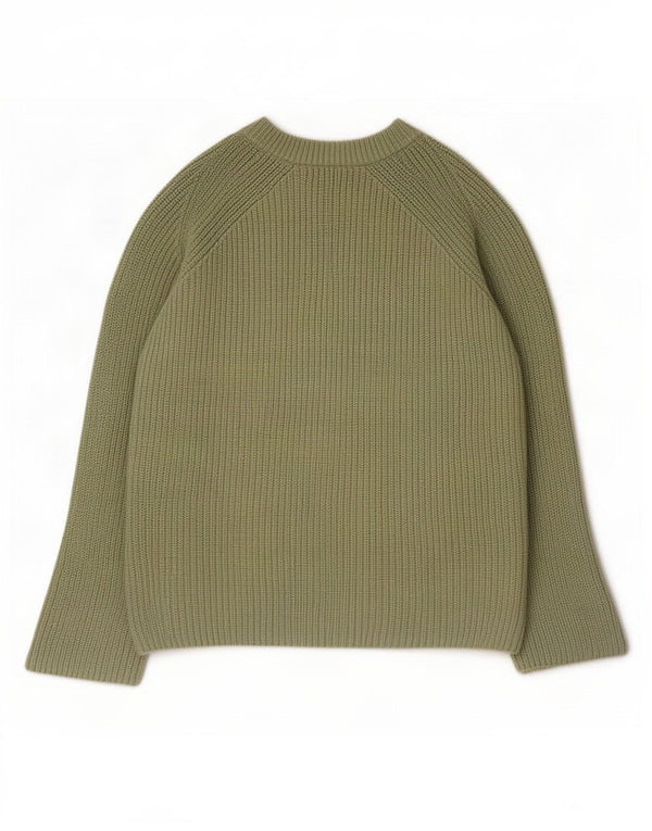 Marks & Spencer Pull surdimensionné à col rond pour femme UK 16 Large Vert