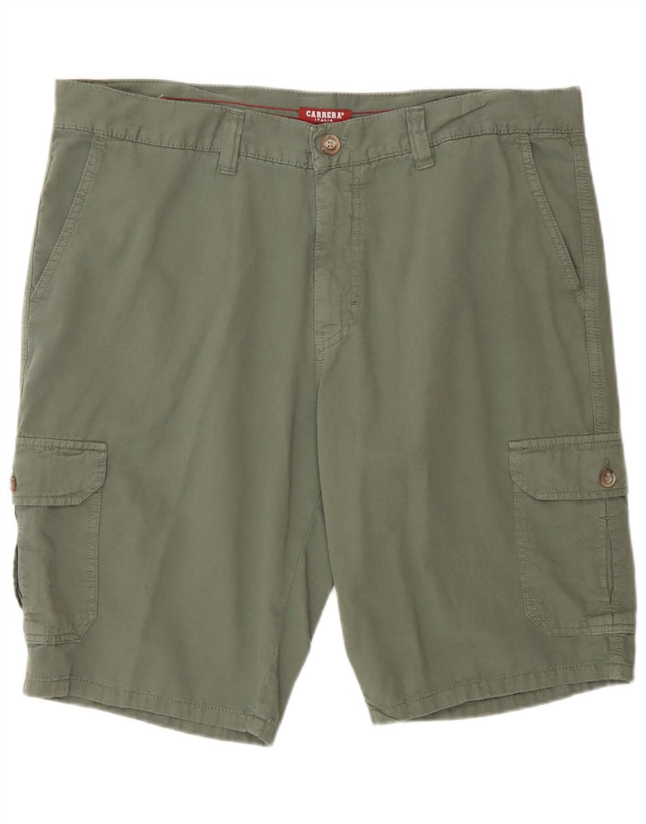 Carrera Short Cargo Homme IT 52 XL W36 Vert Coton