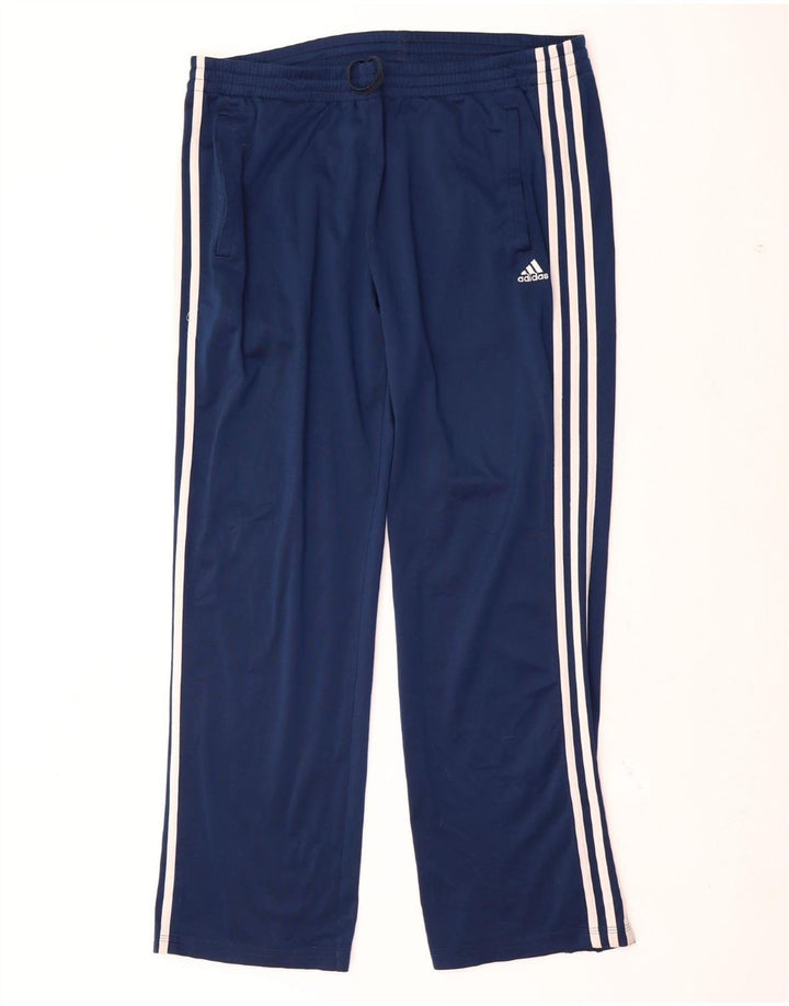 Adidas Pantalon de survêtement pour homme Large Bleu marine Polyester