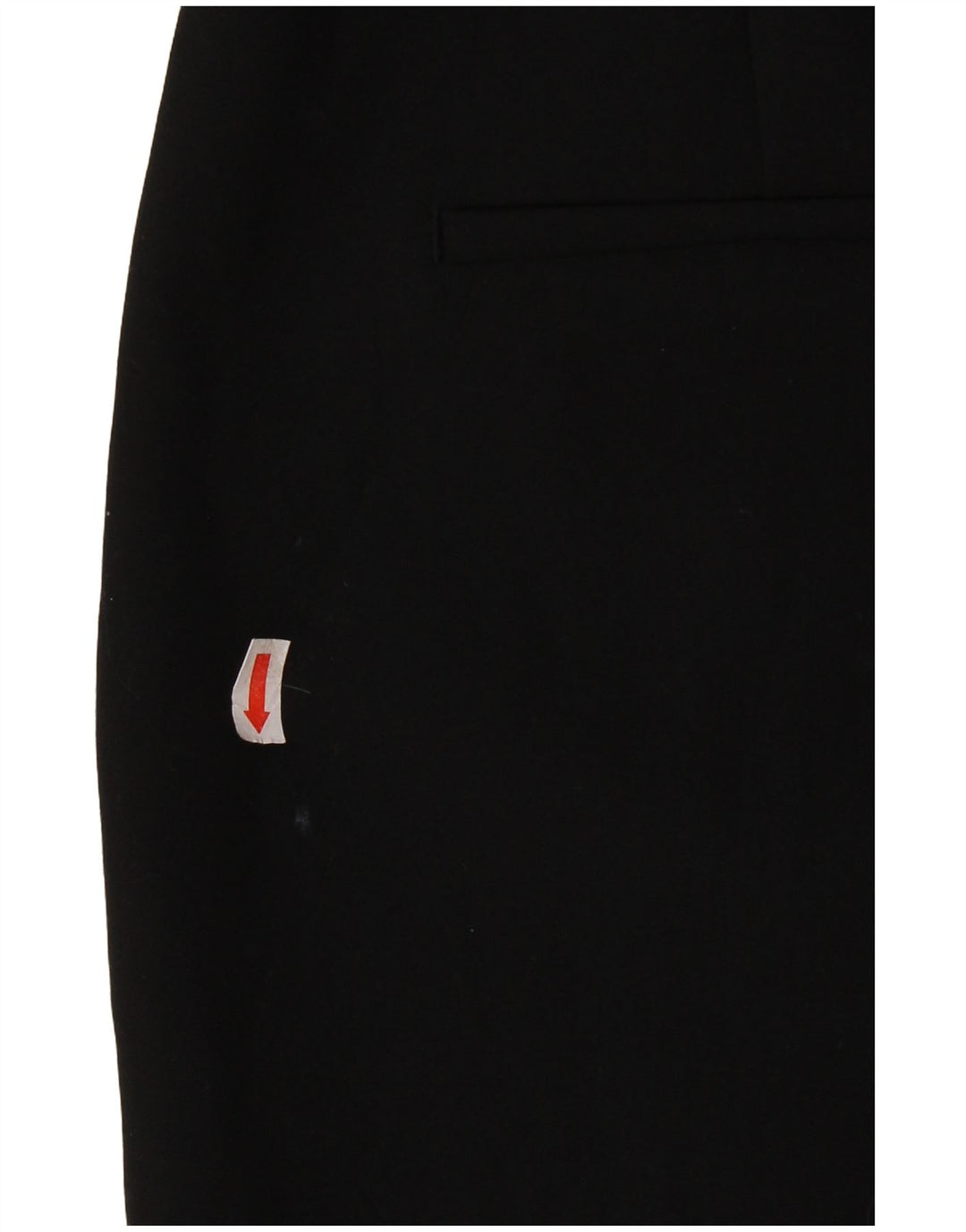 Pantalon décontracté Bootcut Femme ZARA Large Noir Polyester
