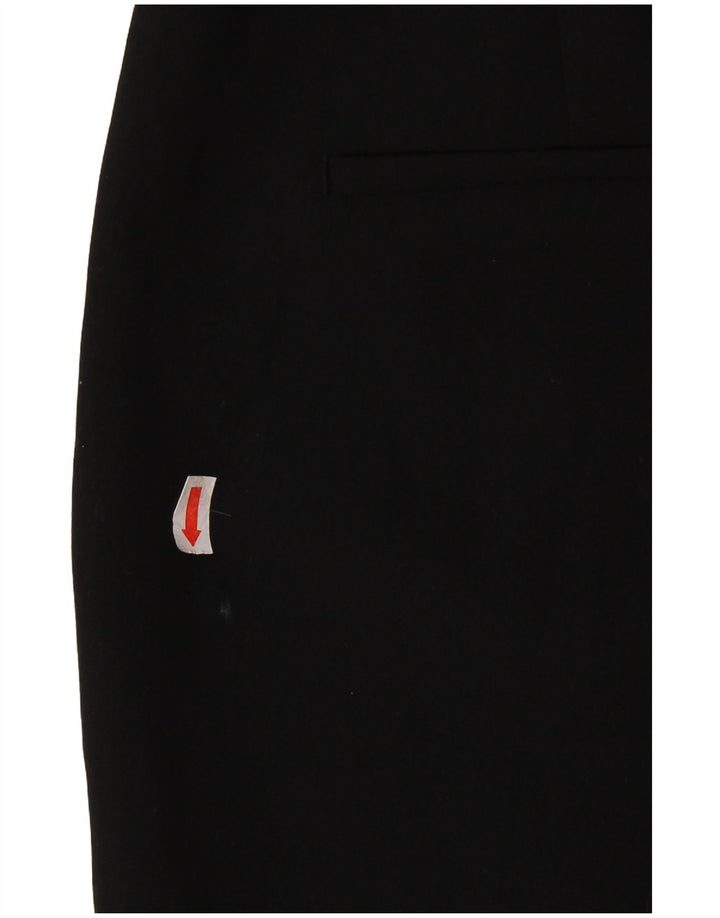 Pantalon décontracté Bootcut Femme ZARA Large Noir Polyester