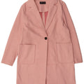 Marks & Spencer Manteau pour femme UK 12 Polyester rose moyen