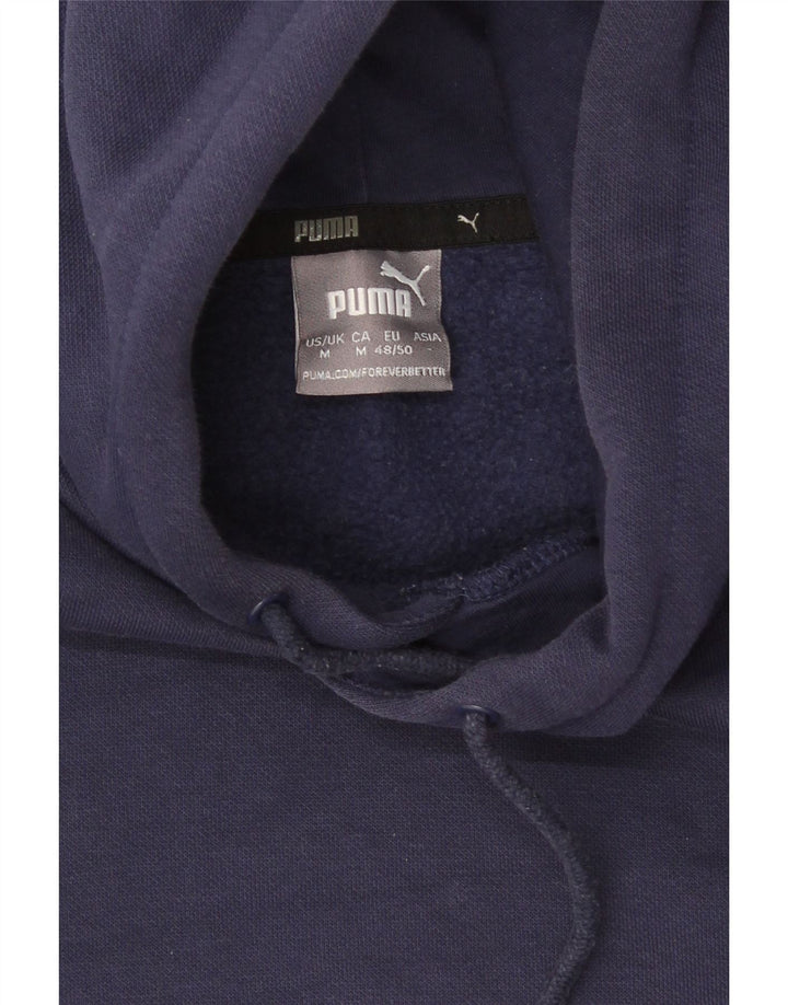 Puma Pull à capuche pour homme Bleu marine moyen