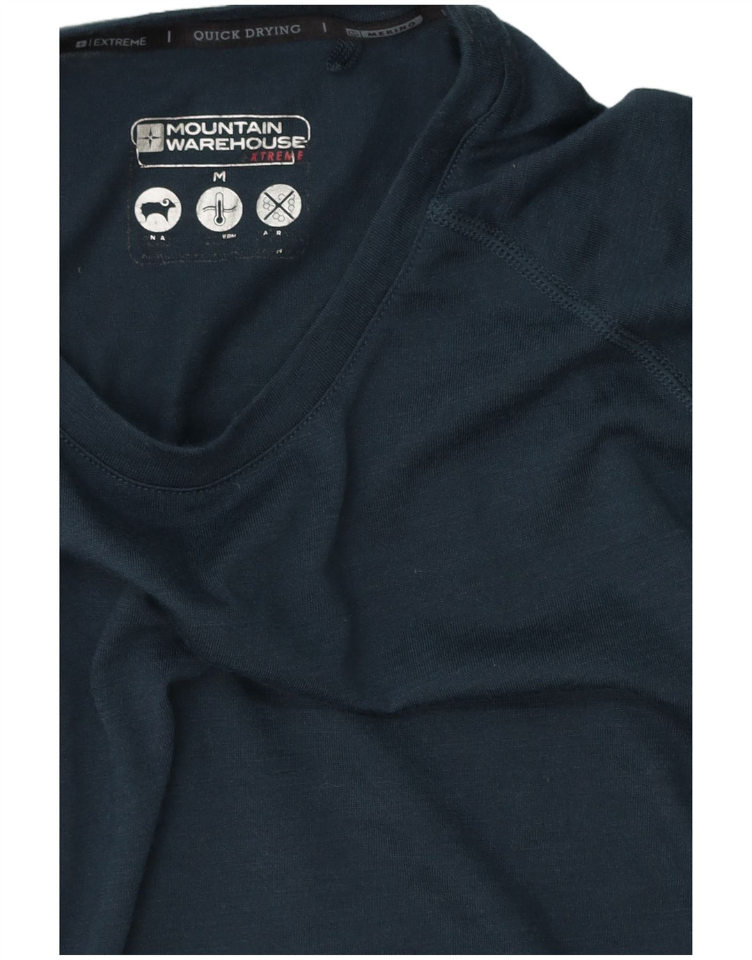 Mountain Warehouse T-Shirt Homme Bleu Marine Moyen Polyester