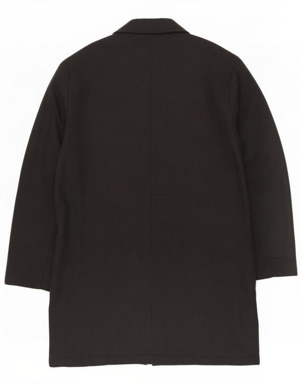 Conbipel Mens Studio Overcoat UK 44 2XL Laine noire