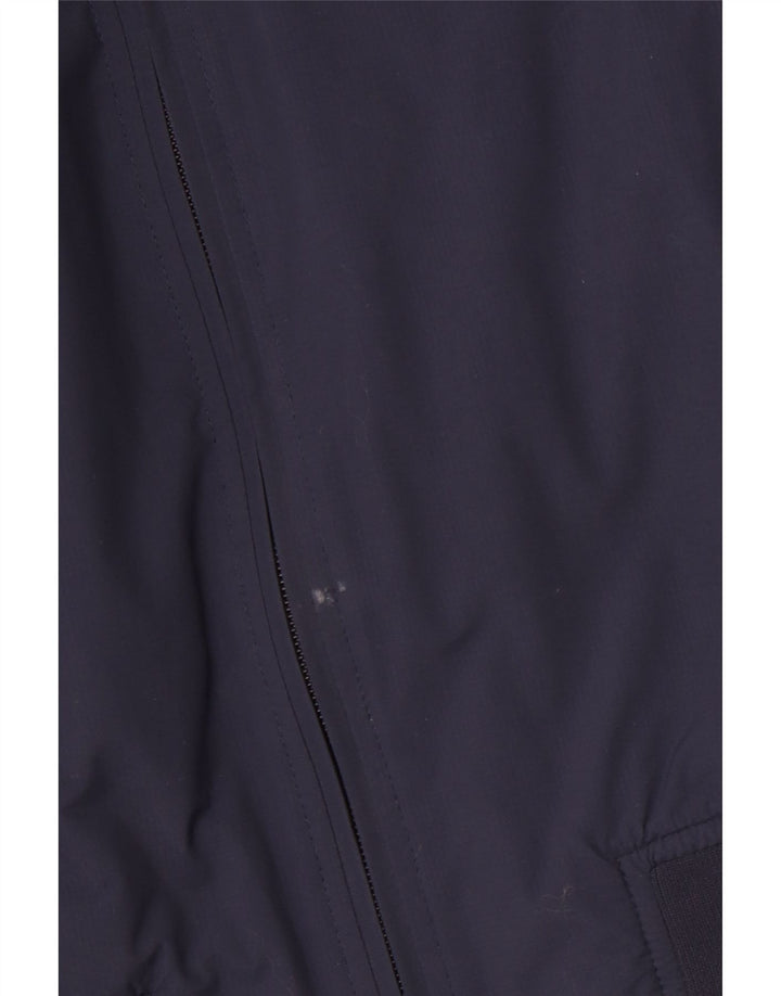 FRED PERRY Veste Bomber Homme UK 38 Bleu Marine Moyen Polyamide