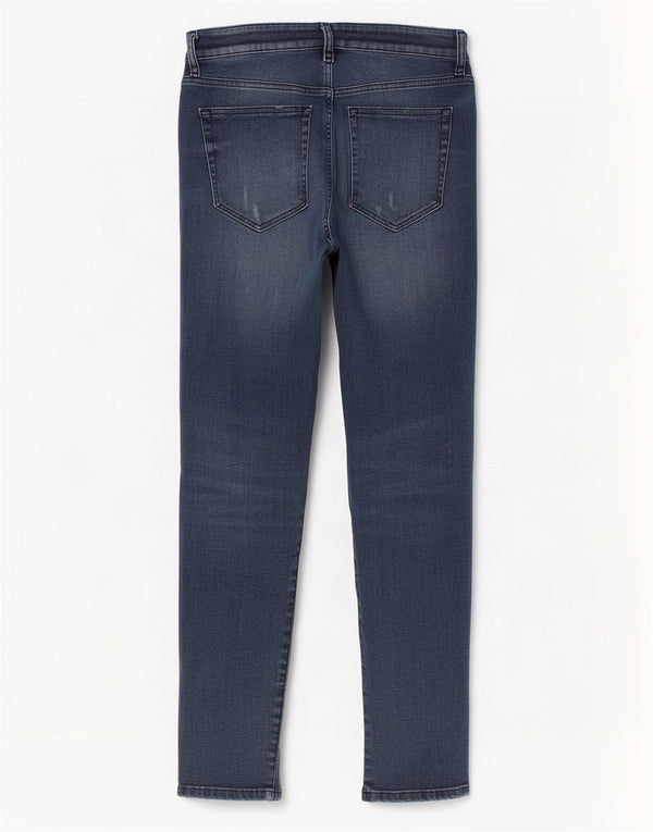 Diesel Jean skinny super slim pour femme Slandy en détresse W27 L30 Bleu coton