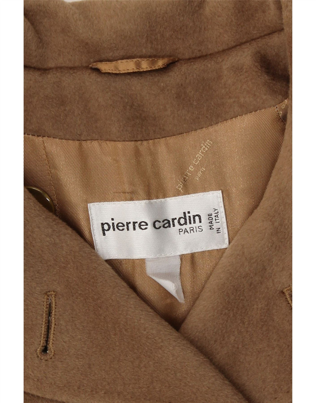 Pierre Cardin Manteau double boutonnage pour femme UK 14 Large Marron