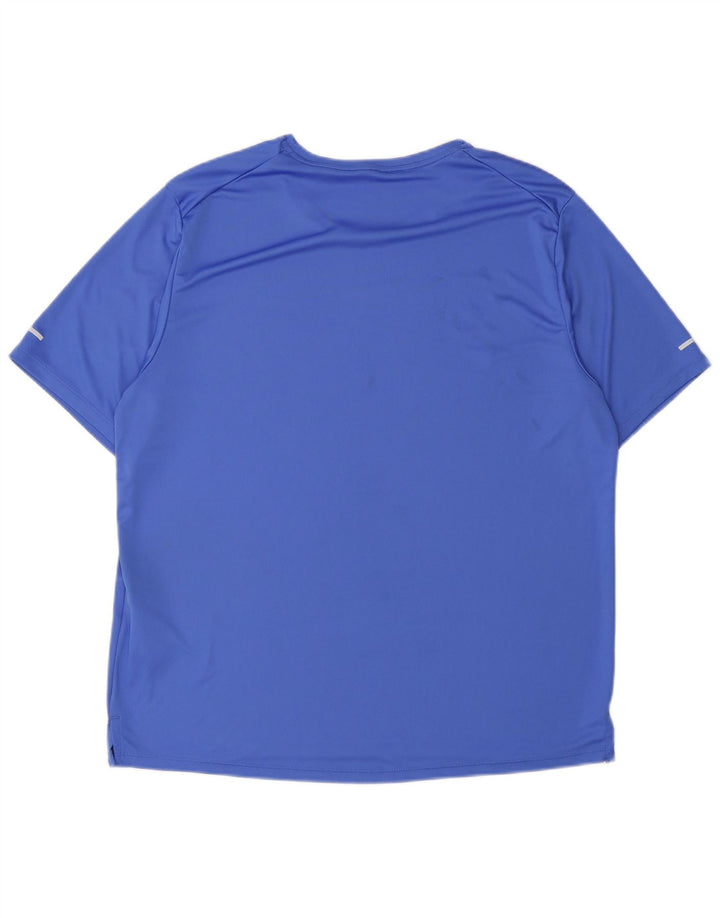 Nike Hommes Dri Fit Graphic T-Shirt Haut Grand Bleu Polyester
