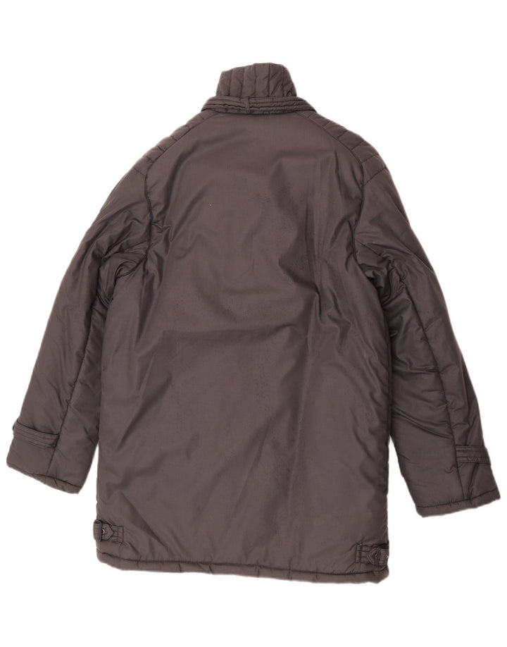 Vente E Pepe Manteau Rembourré Homme UK 36 Petit Gris Polyester