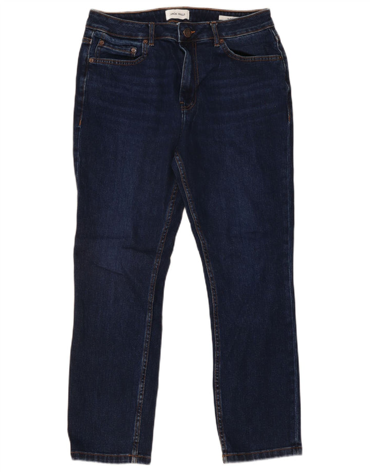 Jack Wills Jean droit homme W32 L27 bleu marine coton