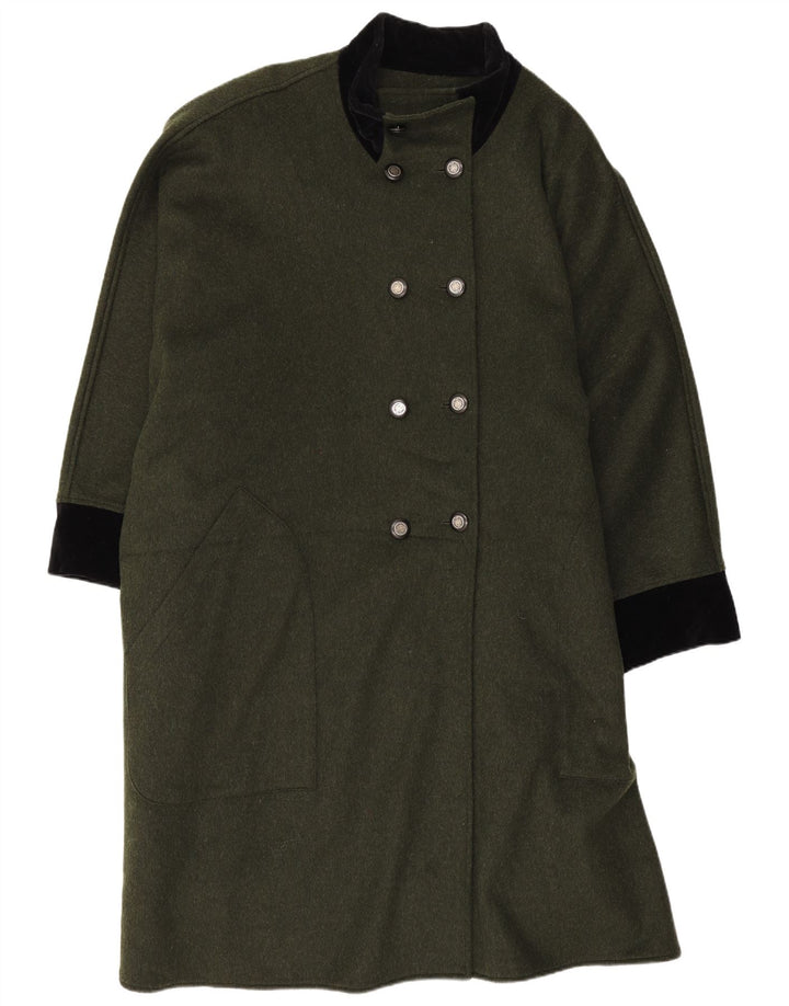 Anna E Cristina Manteau Poncho Femme IT 44 Vert Moyen Colorblock