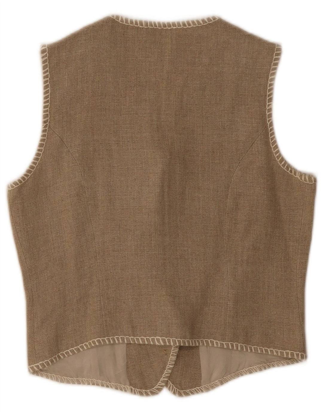 Seventy Gilet Femme IT 44 Lin Beige Moyen