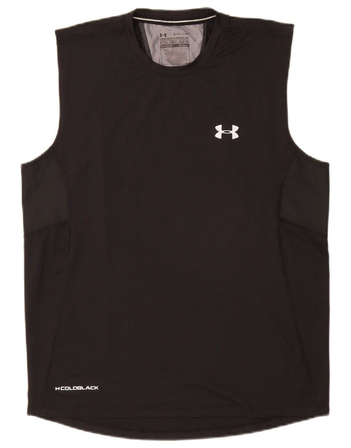 Under Armour Débardeur Heat Gear Homme Noir Moyen Polyester