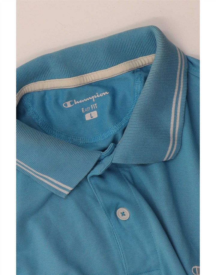 Champion Polo Easy Fit pour homme Bleu Taille L