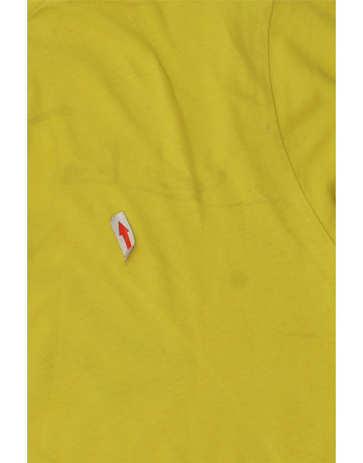 Kappa Tee-Shirt Graphique Homme Jaune Moyen