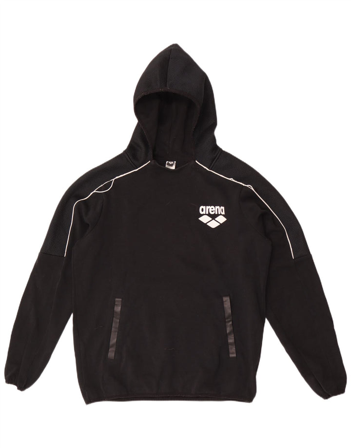 Arena Pull à Capuche Homme Noir Moyen
