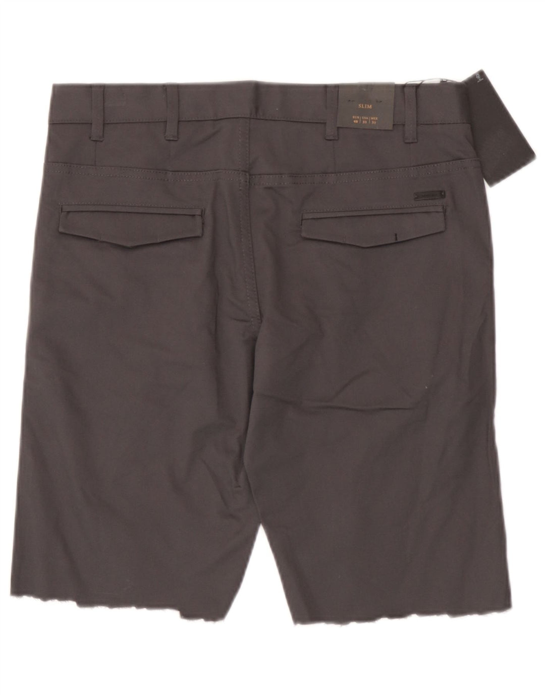 Zara Short Chino Homme EU 40 Medium W31 Gris Coton