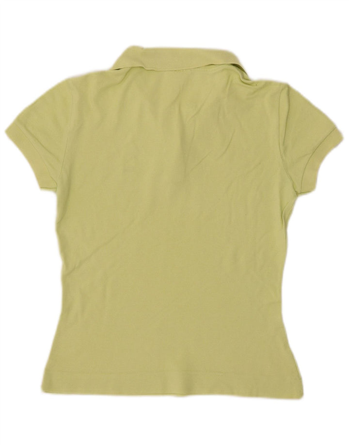 LACOSTE Polo Femme Taille 38 Coton Vert Moyen