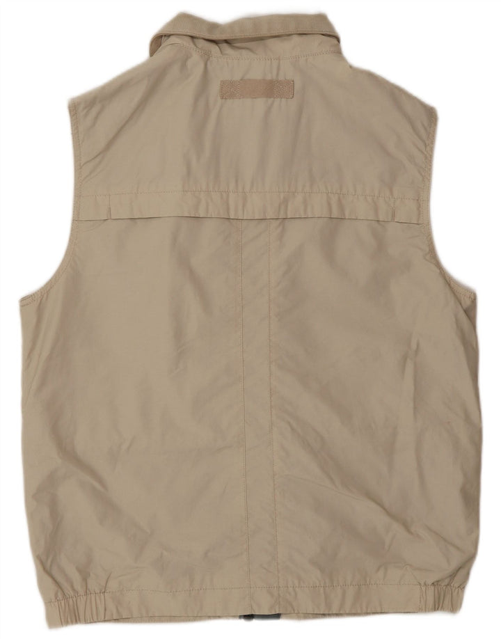 Marks & Spencer Gilet utilitaire pour hommes UK 36 petit polyester beige
