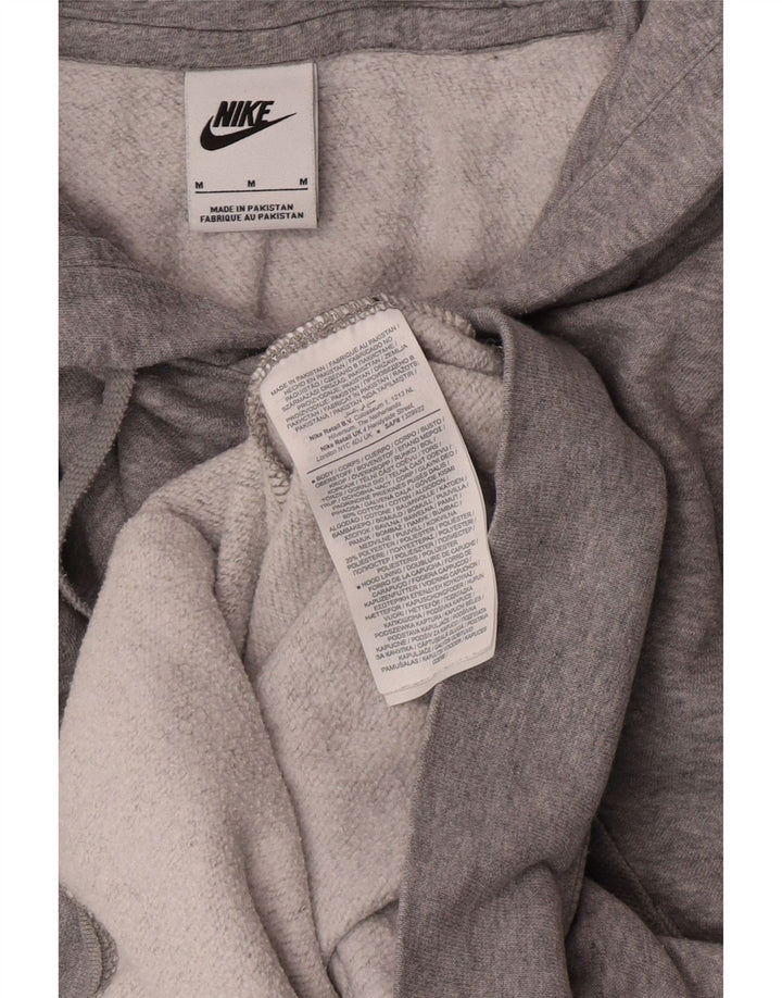 Nike Pull à capuche graphique en coton moucheté gris moyen pour homme