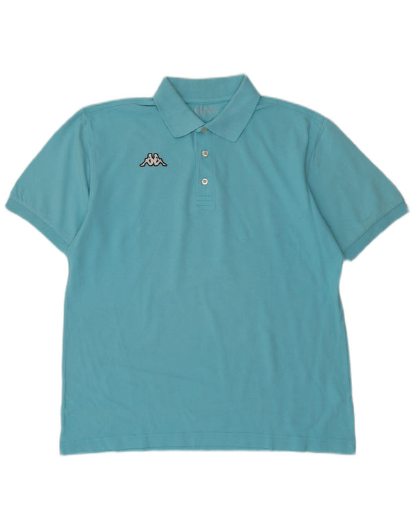 Kappa Polo Homme XL Bleu Coton