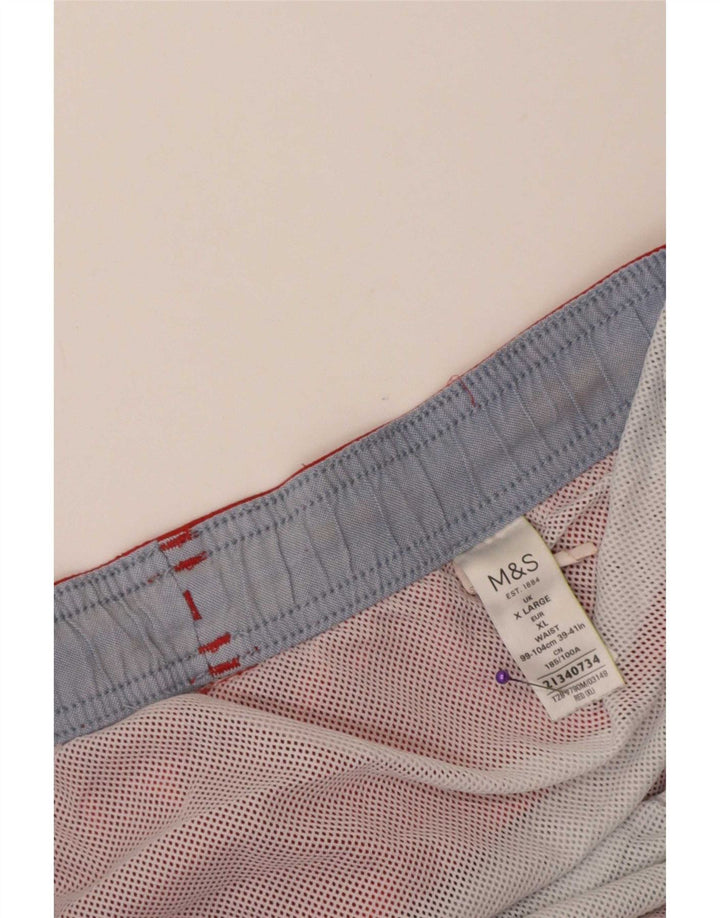 Marks & Spencer Short de Bain Homme XL Rouge Polyester