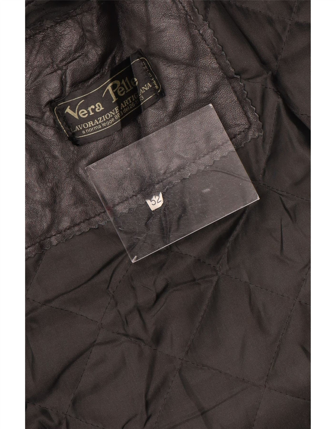 LAVORAZIONE ARTIGIANA Veste en Cuir Homme IT 52 XL Cuir Noir