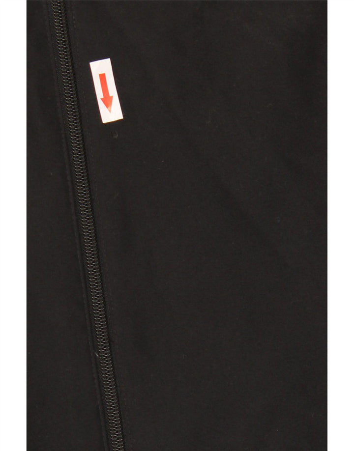 Adidas Hommes Climalite Survêtement Top Veste Petit Noir Polyester