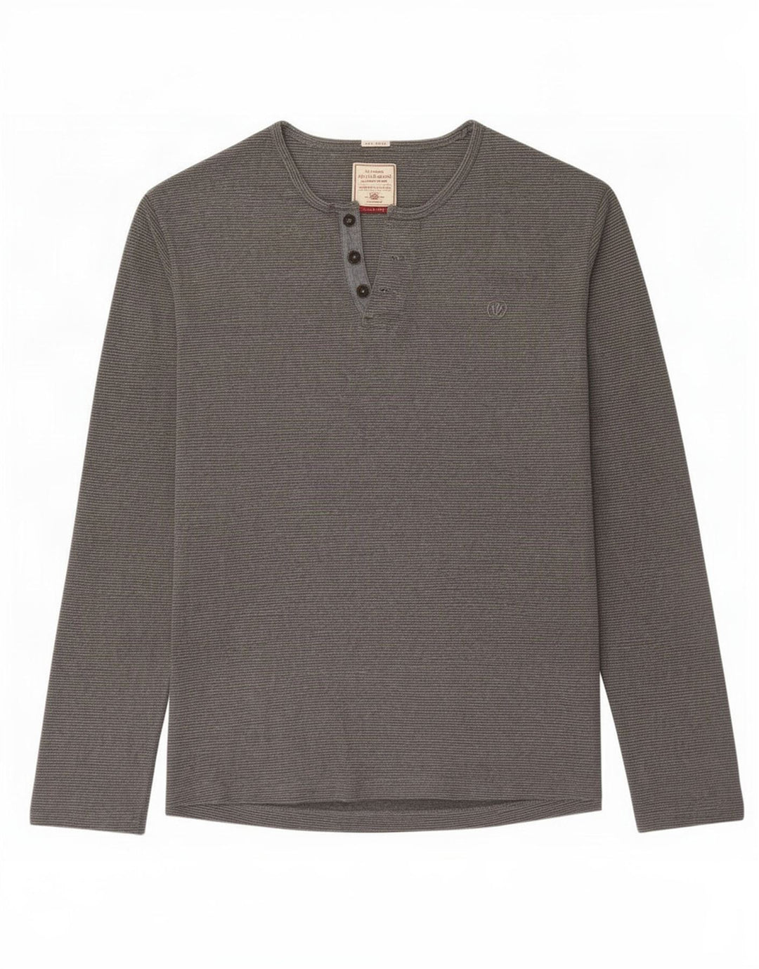 Fat Face Haut Homme Manches Longues 2XL Gris Coton