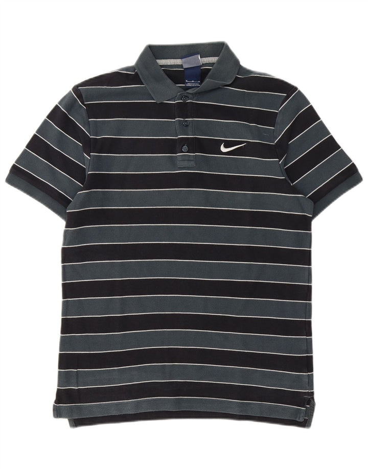 Polo Nike Homme Gris Moyen Rayé Coton