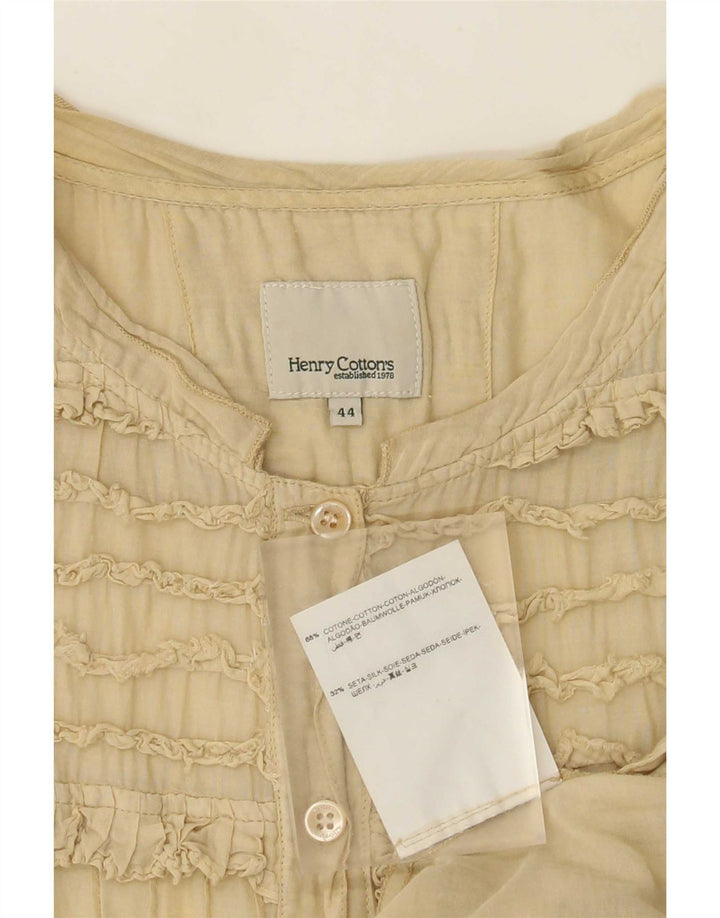 Henry Cottons Tunique sans manches pour femme IT 44 en coton beige moyen