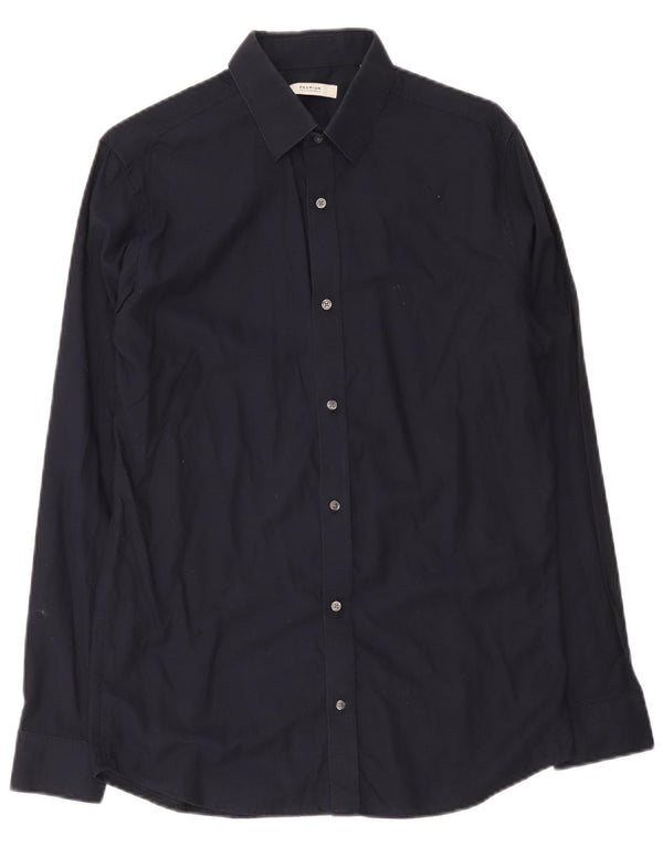 Jack & Jones Chemise Premium Homme Bleu Marine Moyen Coton