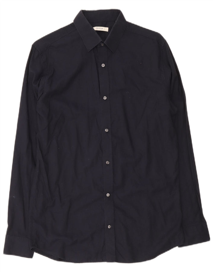 Jack & Jones Chemise Premium Homme Bleu Marine Moyen Coton
