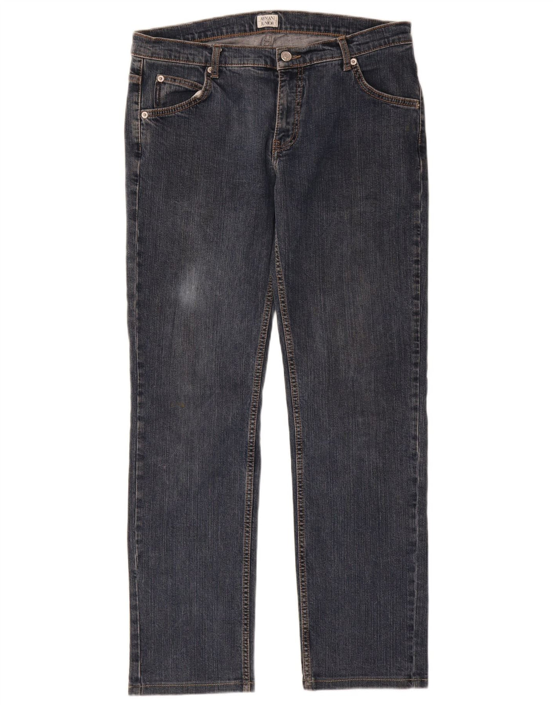 ARMANI JUNIOR Jean droit garçon 15-16 ans W32 L30 Bleu Coton