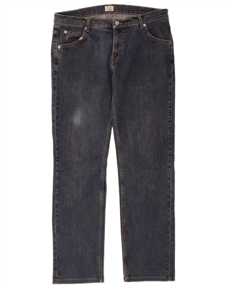 ARMANI JUNIOR Jean droit garçon 15-16 ans W32 L30 Bleu Coton
