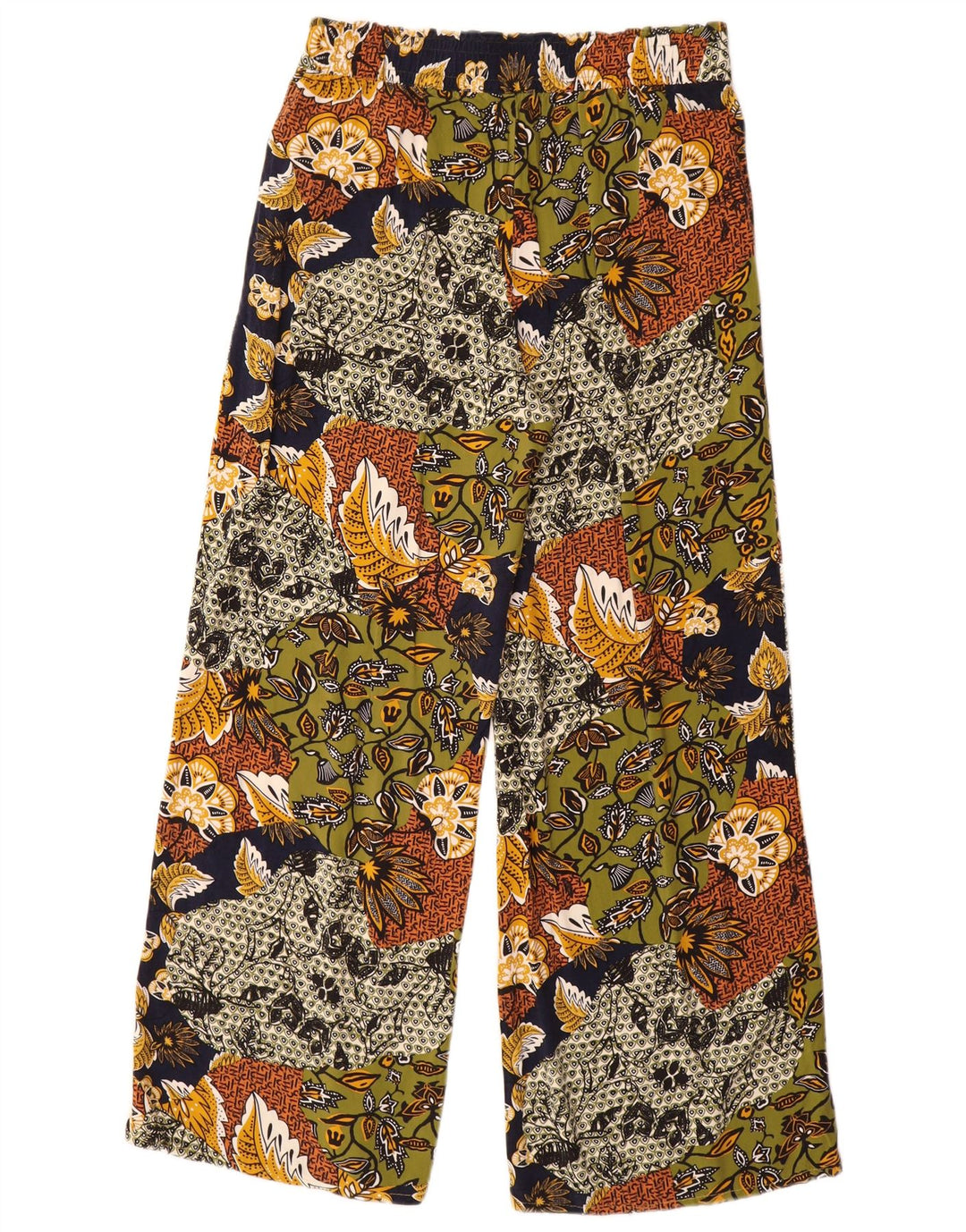 Esprit Pantalon Femme UK 12 Medium W30 L30 Viscose Florale Multicolore