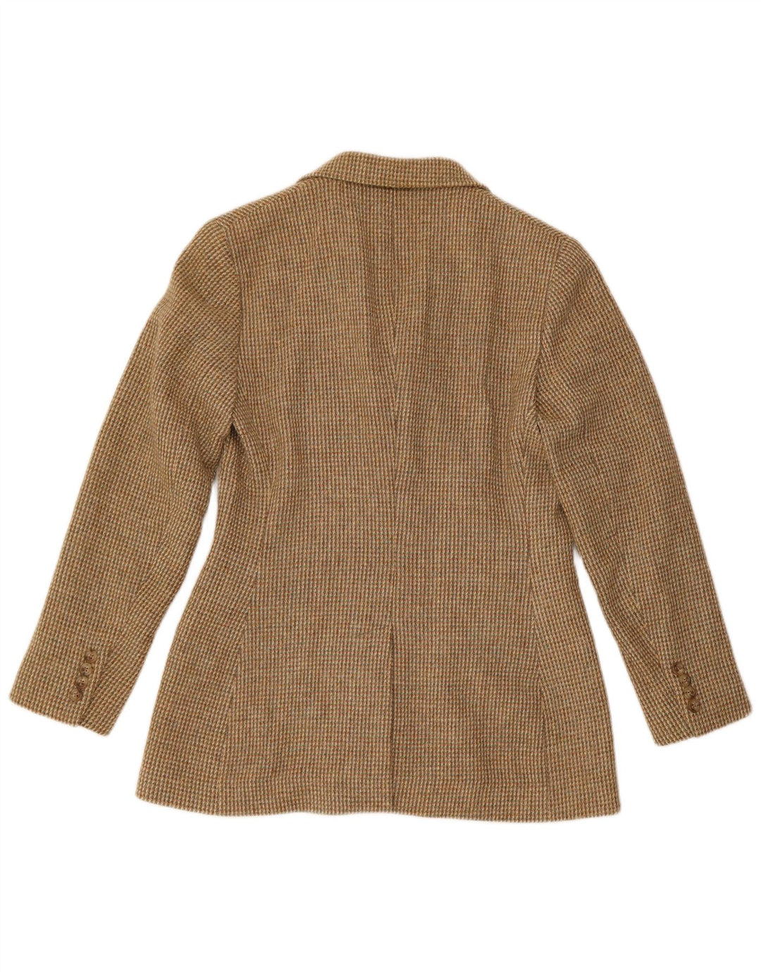 Ralph Lauren Veste blazer à 3 boutons pour femme US 10 Grand carreaux marron