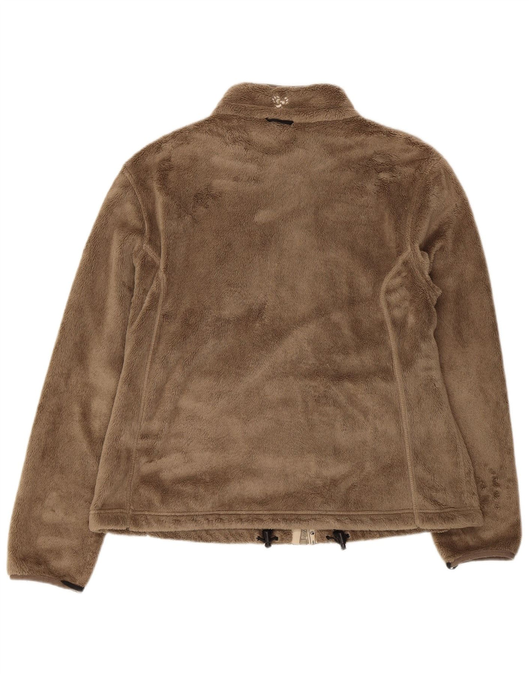 JACK WOLFSKIN Veste Polaire Femme UK 18/20 XL Beige Polyester