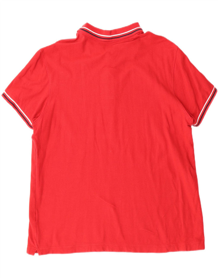 LOTTO Mens Life's Polo Shirt XL Red Vintage Lotto and Second-Hand Lotto from Messina Hembry 