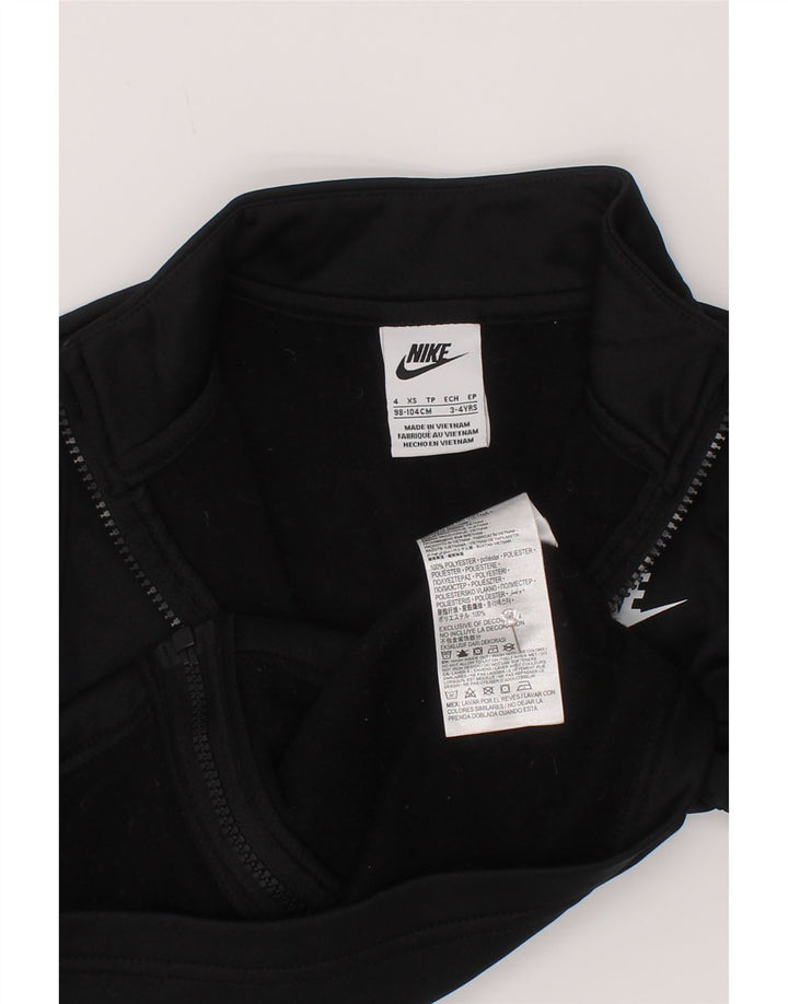 Nike Veste de survêtement graphique pour garçon 3-4 ans XS Noir Polyester