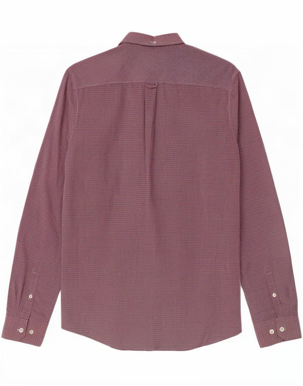 Ben Sherman Chemise Homme Petit Vichy Rouge Coton