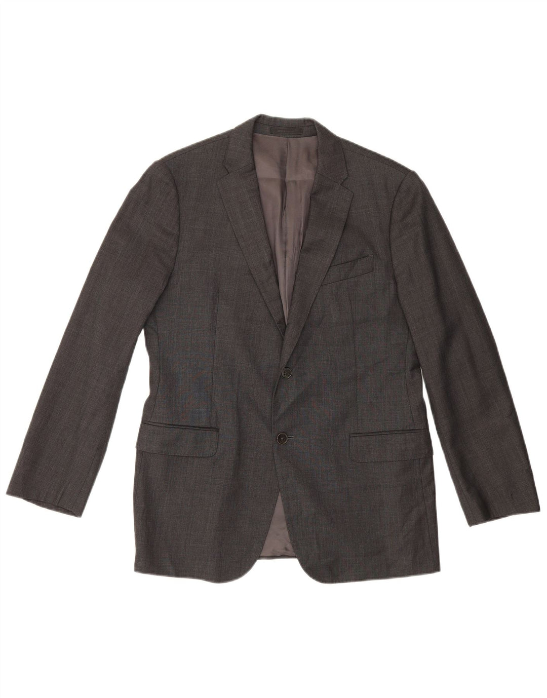 Armani Collezioni Veste Blazer 2 Boutons Homme IT 50 Grande Laine Grise