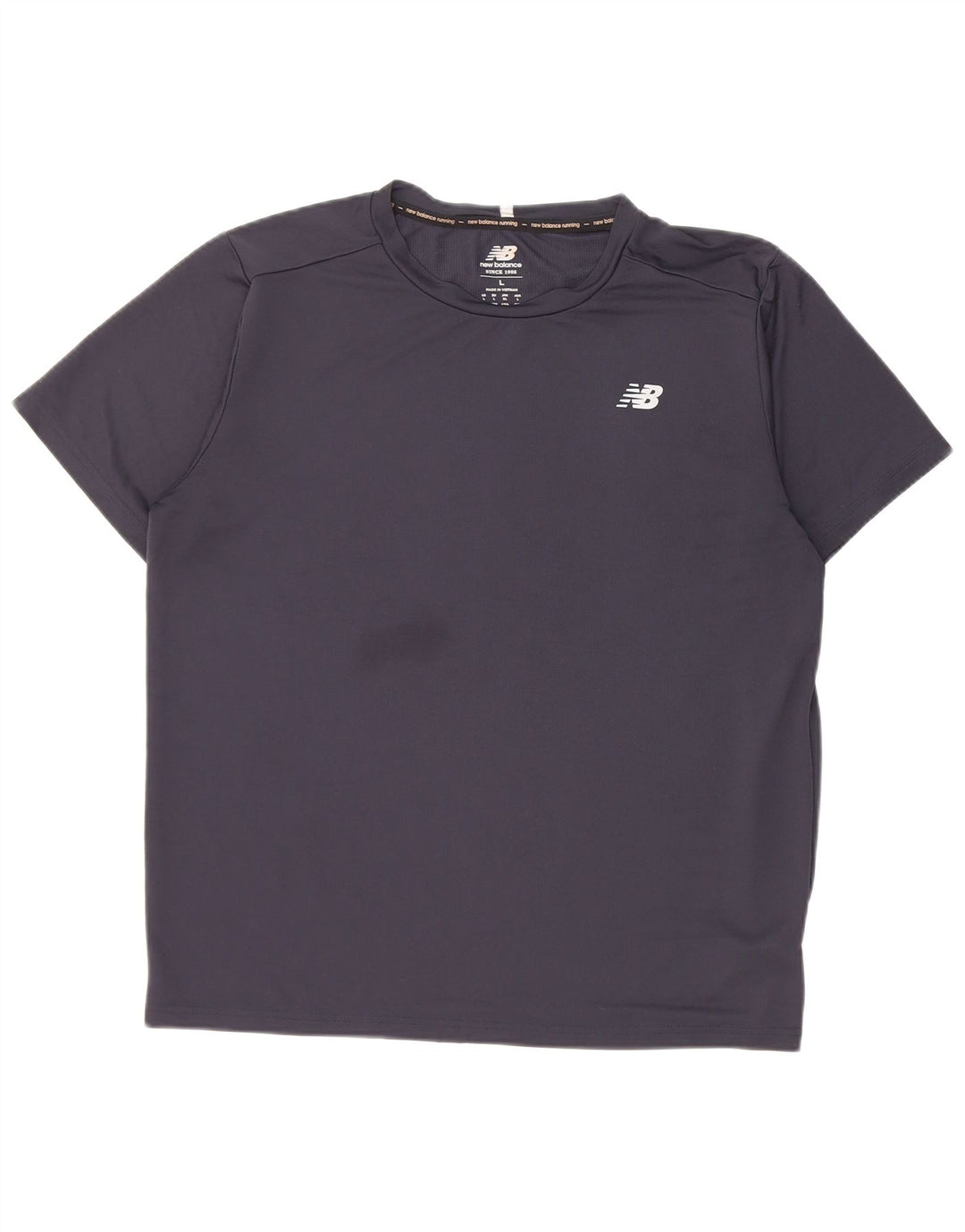 New Balance T-Shirt Homme Haut Large Bleu Marine Polyester