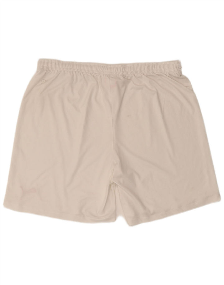 Puma Short de sport pour homme 2XL Blanc