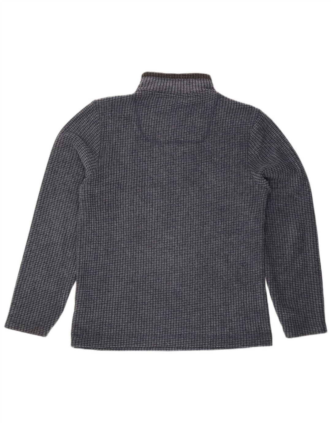 Weird Fish Pull polaire à col zippé pour homme Petit bleu marine Polyester