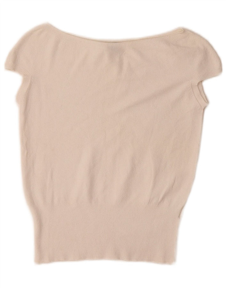 Oasis Chemisier court pour femme UK 10 Petite viscose blanche