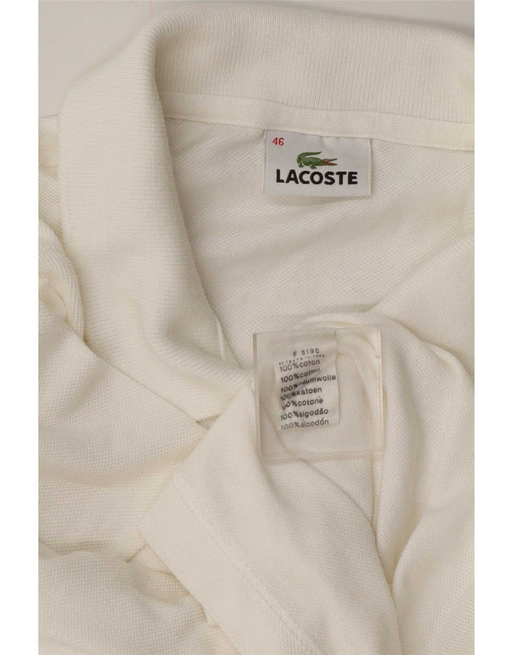Lacoste Polo Femme Taille 46 XL Coton Blanc